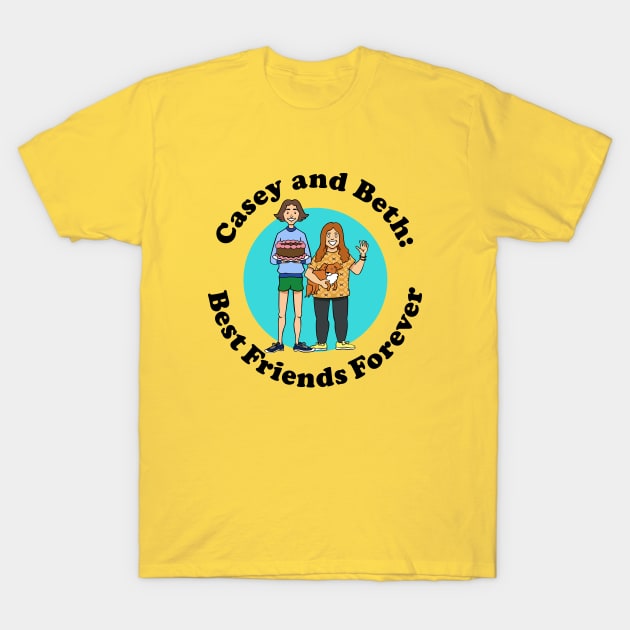 Casey and Beth: Best Friends Foirever T-Shirt by atizadorgris